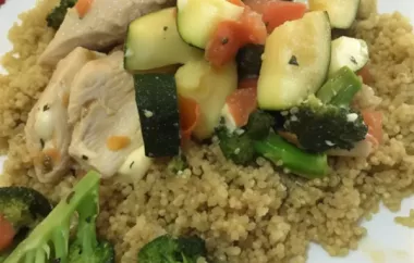 Healthy and Delicious Chicken with Quinoa and Veggies Recipe