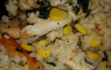 Healthy and Delicious Chicken with Wild Rice and Vegetables Casserole