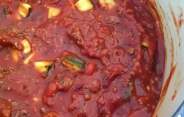 Healthy and Delicious Clean Eating Hearty Pasta Sauce Recipe