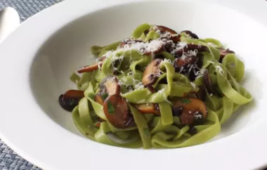 Healthy and Delicious Fresh Spinach Pasta Recipe