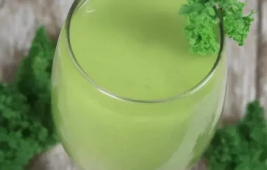 Healthy and Delicious Kale Banana Smoothie
