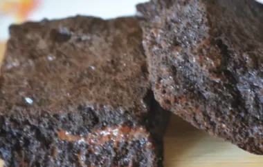 Healthy and Delicious Low Sugar Date Brownies Recipe