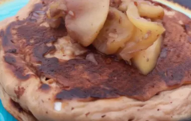 Healthy and Delicious Oatmeal and Applesauce Pancakes Recipe