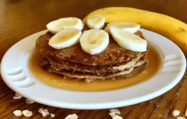 Healthy and Delicious Oatmeal Banana Pancakes Recipe