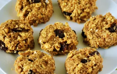 Healthy and delicious oatmeal breakfast cookies recipe