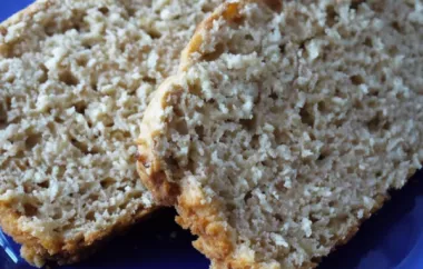 Healthy and delicious oatmeal whole wheat quick bread recipe