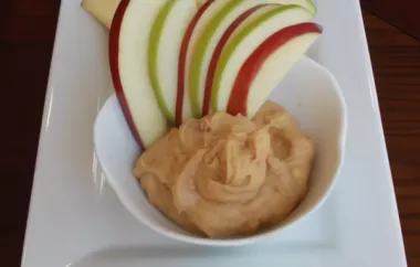Healthy and Delicious Peanut Butter Apple Dip Recipe