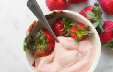 Healthy and Delicious Strawberry Vegan Nice Cream Recipe