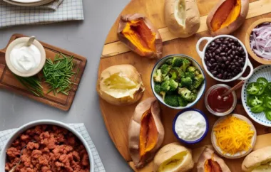 Healthy and Delicious Veggie Loaded Baked Potato Board Recipe