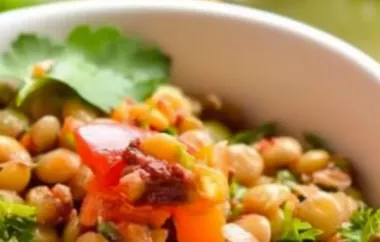 Healthy and Delicious Warm Lentil Salad Recipe with Roasted Vegetables