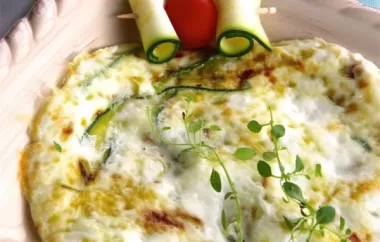 Healthy and delicious Zucchini Egg White Frittata recipe