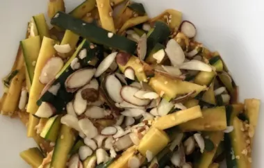 Healthy and Delicious Zucchini Miso Stir-Fry Recipe