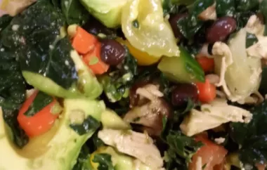 Healthy and Flavorful Kale Fiesta Salad