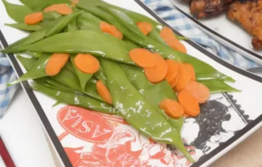 Healthy and Flavorful Stir-fried Snow Peas and Carrots Recipe