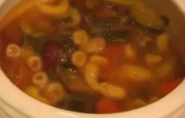 Healthy and Hearty Minestrone Soup Recipe