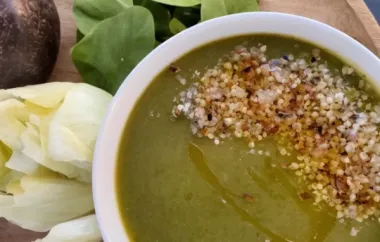Healthy and Nourishing Green Detox Soup Recipe