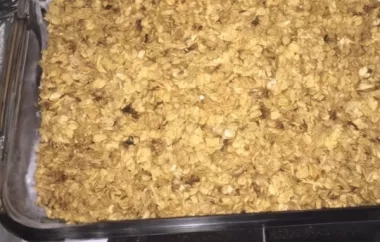 Healthy and Nutritious Daniel Fast Granola Recipe