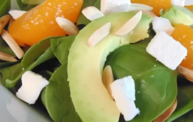 Healthy and nutritious spinach salad packed with power ingredients
