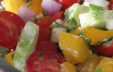 Healthy and Refreshing Fresh Tomato Salad Recipe