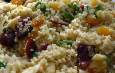 Healthy and Refreshing Fruity Couscous Salad Recipe
