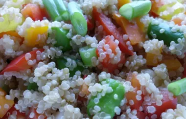 Healthy and Refreshing Quinoa Vegetable Salad