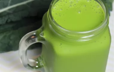Healthy and Refreshing Spinach and Kale Smoothie Recipe
