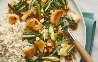 Healthy Kung Pao Chicken Recipe