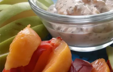 Healthy Peanut Butter and Fruit Dip