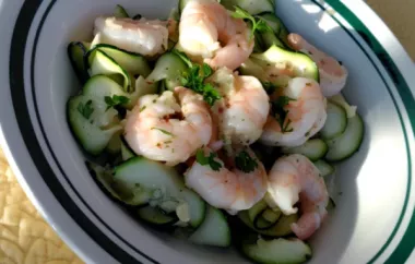 Healthy Shrimp Scampi with Zoodles
