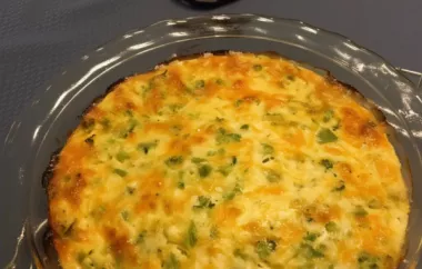 Healthy Spinach Quiche with Cottage Cheese