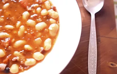 Hearty and comforting Polish Bean and Sausage Stew