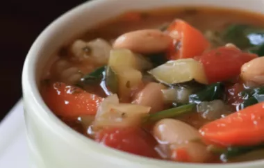 Hearty and comforting Tuscan-inspired soup with a twist