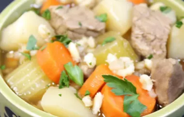 Hearty and Delicious Alberta Beef Barley Stew