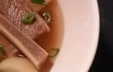 Hearty and Delicious American Beef Short Rib Soup Recipe
