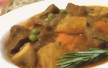 Hearty and Delicious Beef and Vegetable Stew Recipe