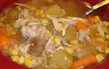 Hearty and Delicious Leftover Roast Chicken Soup Recipe