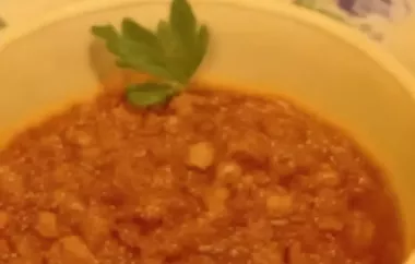 Hearty and Delicious Lentil Chili II Recipe