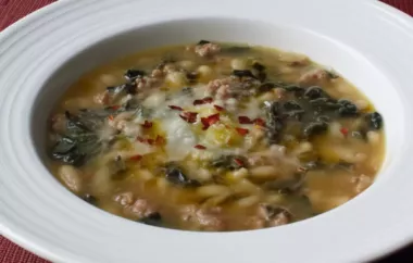 Hearty and Flavorful American White Bean and Sausage Stew