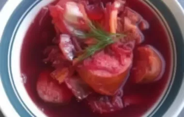 Hearty and Flavorful Beef Borscht Recipe