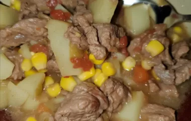 Hearty and Flavorful Green Chili Stew Recipe