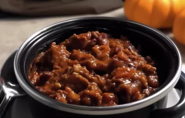 Hearty and Flavorful Instant Pot Fall Chili