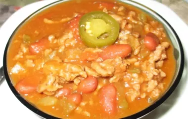 Hearty and flavorful Miner's Chili recipe