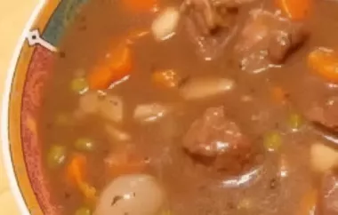 Hearty and flavorful spiced beef stew