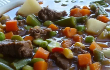 Hearty and Flavorful Texas Beef Soup Recipe
