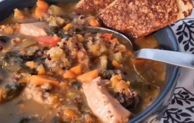 Hearty and Healthy Chicken Quinoa Soup