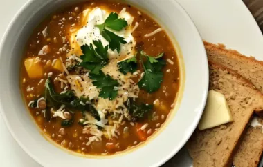 Hearty and Healthy Instant Pot Lentil Soup
