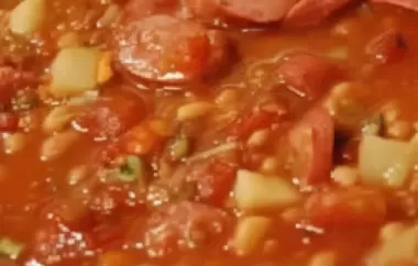 Hearty and nutritious five bean soup to warm your soul