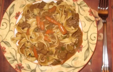 Hearty Beef Dinner: A Delicious and Filling Meal