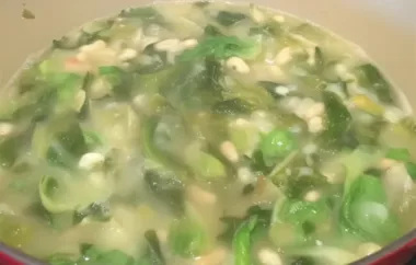 Hearty Escarole and Bean Soup Recipe