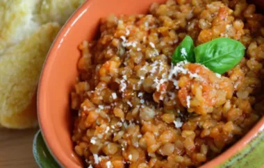 Hearty Italian Lentil Soup - A Comforting and Nutritious Meal